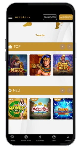Betrophy aplicación